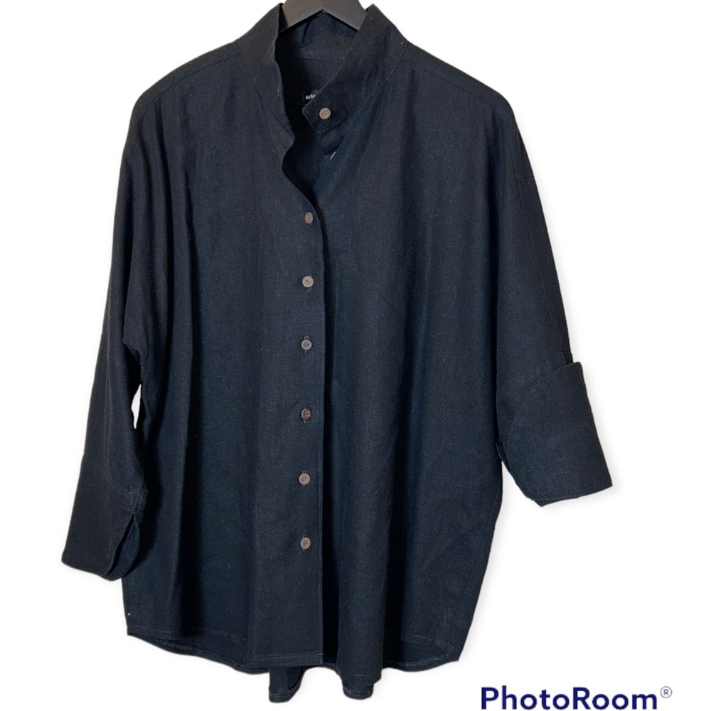 Arlene Prescott Santa Fe Linen Button Down